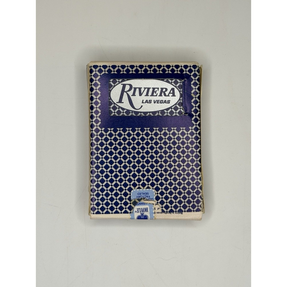 Vintage Hoyle Diamond Back Professional Gambling Playing Cards- Riviera Casino